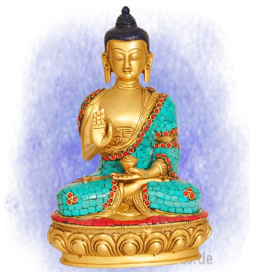 Buddha Amoghasiddhi Türkis - Buddha Amoghasiddhi Türkis