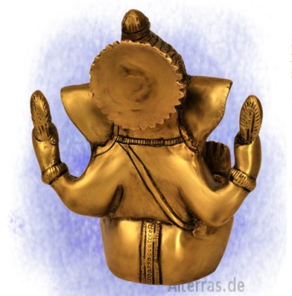 Ganesh sitzend Goldfaben2