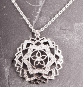 Anhänger Kronen Chakra Edelstahl