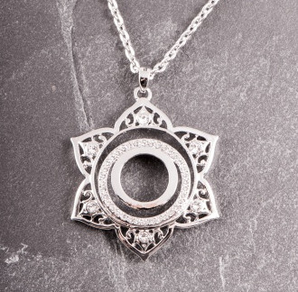 Anhänger Sakral Chakra Edelstahl Anhänger Sakral Chakra Edelstahl