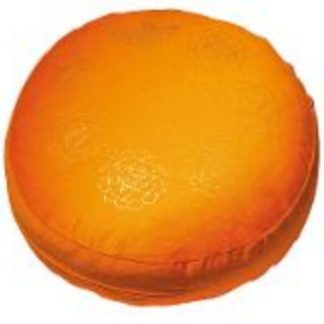 Meditationskissen mit Inlet 7Chakren orange