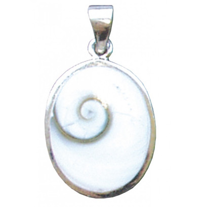Anhänger für Halskette Shivas Auge oval 22mm