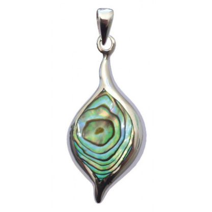 Anhänger für Halskette Paua Tropfen 30mm