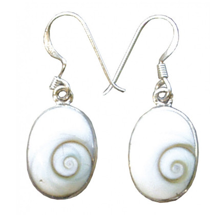 Ohranhänger Shivas Auge oval 13x20mm