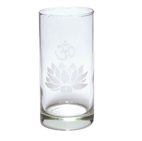 Teelichthalter Glas Om Lotus
