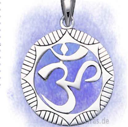 Anhänger Om-Aum Zeichen aus 925-Silber