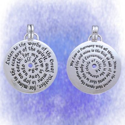 Anhänger Zauberspruch aus 925-Silber