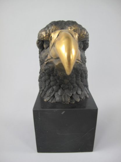 Bronze Figur Adler Kopf klein5 416x555 - Bronze Figur Tier "Adler Kopf klein" 21x17cm