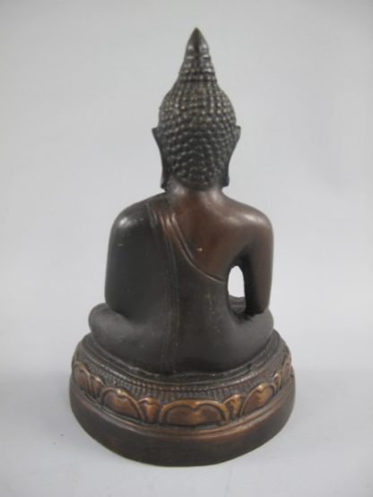 Bronze Figur "Buddha sitzend" 18x11x7cm – Bild 3