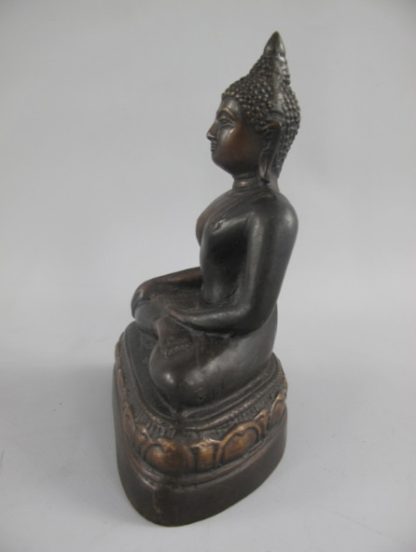 Bronze Figur "Buddha sitzend" 18x11x7cm – Bild 4