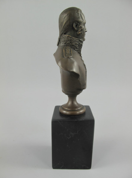 Bronze Figur Büste Admiral3 Bronze Figur Militär "Admiral" 20cm – Bild 3