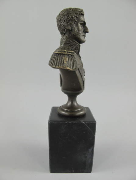 Bronze Figur Büste General3 Bronze Figur Militär "General" 19cm – Bild 3