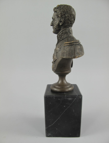 Bronze Figur Büste General5 Bronze Figur Militär "General" 19cm – Bild 5