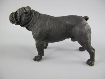 Bronze Figur Hund stehend2