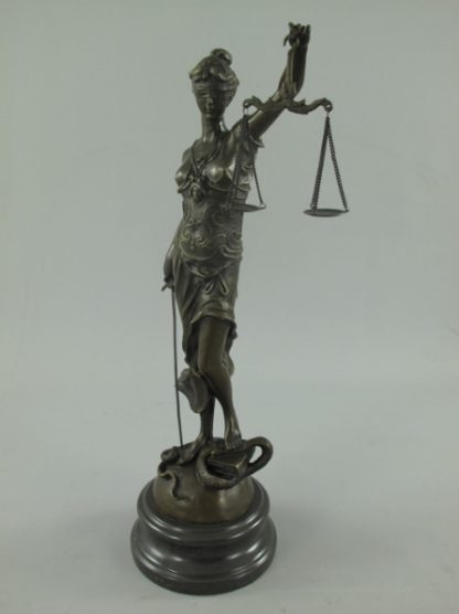 Bronze Figur Justitia 47cm2