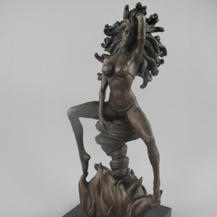 Bronze Figur Lady - tanzende Göttin