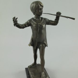 Bronze Figur Mann Flötenspieler 324x324 - Bronze Figur "Mann - Jäger mit Hund (2)" 24cm
