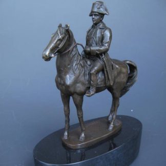 Bronze Figur Mann - Reiter 19. Jahrhundert