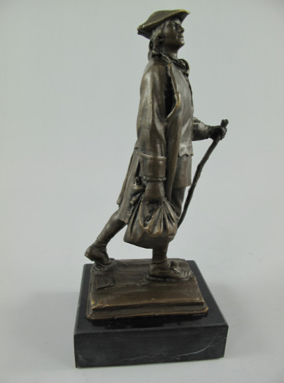 Bronze Figur Mann - Wanderer2 Bronze Figur Mann - Wanderer2