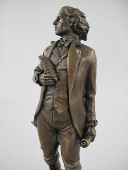 Bronze Figur Mozart stehend3 416x552 - Bronze Figur "Mann - Mozart stehend" 22x10x8cm