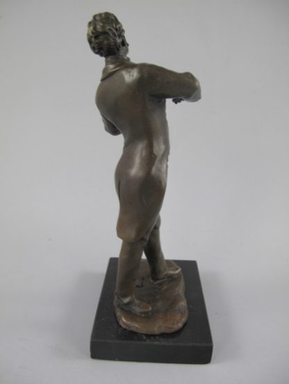 Bronze Figur Musiker Violine spielend3 416x552 - Bronze Figur "Mann - Violine spielend" 21x12x8cm