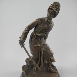 Bronze Figur Russischer Soldat Bronze Figur Russischer Soldat