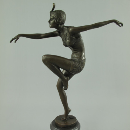 Bronze Figur Tänzerin Balerina