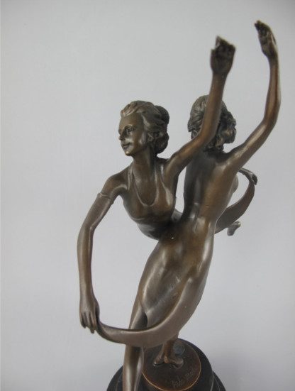 Bronze Figur Tanzpärchen3 416x551 - Bronze Figur "Tanzpärchen" 36x24cm