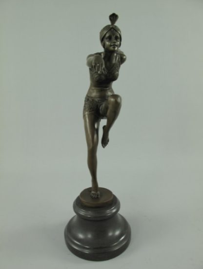 Bronze Figur Tänzerin Balerina2