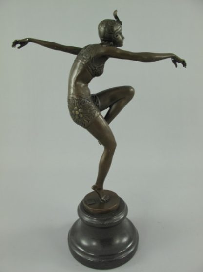 Bronze Figur "Tänzerin Ballerina" 38x25cm – Bild 4