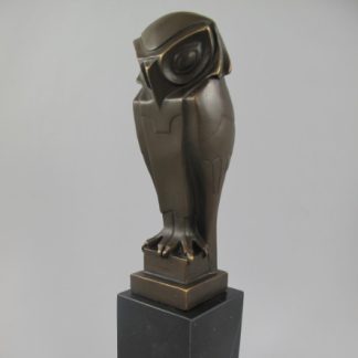 Bronze Figur Vogel stehend