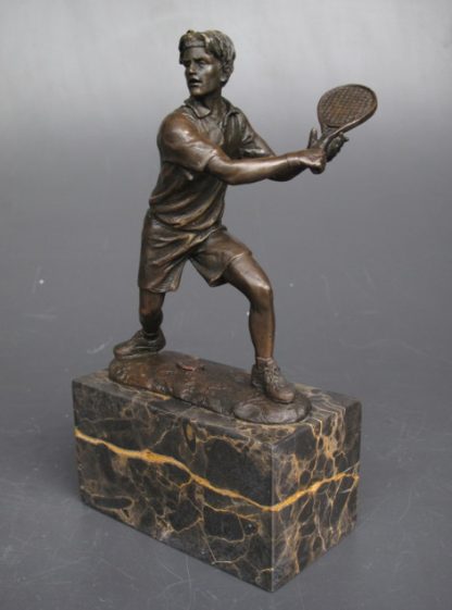 Bronze Figur Mann - Tennisspieler2