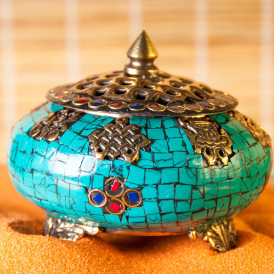 Räuchergefäß Ashank 8 Glückssymbole