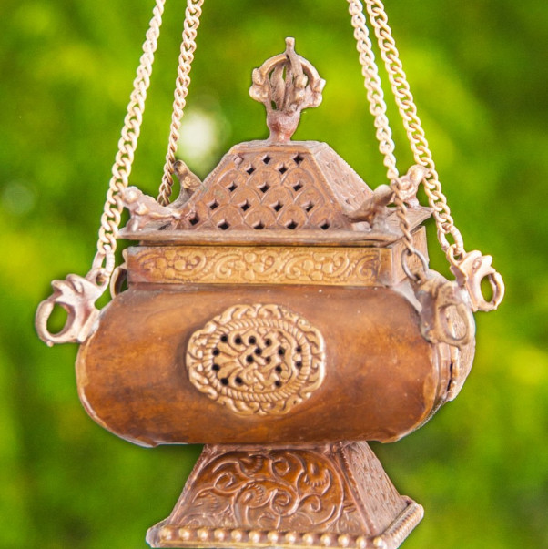 Räuchergefäß Tempel - Räucher Zubehör - "Schwenkräuchergefäß Tempel"