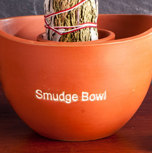 Räucherschale Smudge Bowl terracotta