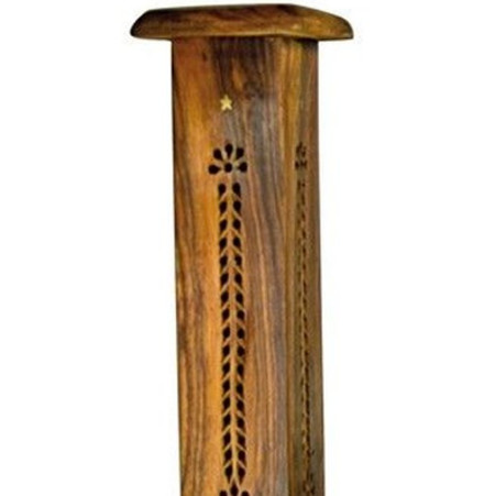 Räucherturm mit Blatt - Räucher Zubehör - "Räucherturm mit Blatt"