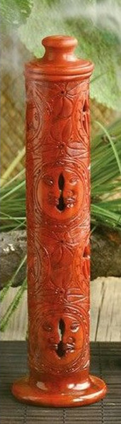 Räuchersäule Mond Om5 Räucher Zubehör - "Räuchersäule Mond-Om" aus Speckstein – Bild 5