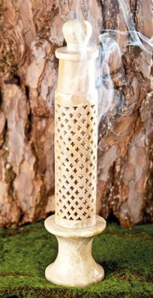 Räuchersäule Taj Mahal3 Räucher Zubehör - "Räuchersäule Taj Mahal" aus Speckstein – Bild 3