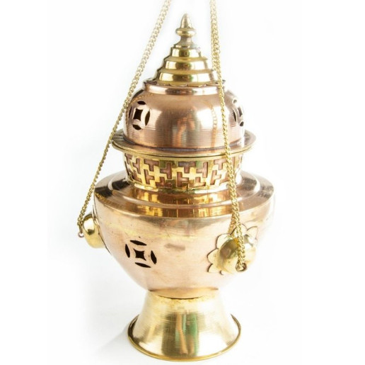 Schwenkräuchergefäß Basilika Räucher Zubehör - "Schwenkräuchergefäß Basilika"