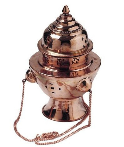 Schwenkräuchergefäß Basilika3 Räucher Zubehör - "Schwenkräuchergefäß Basilika" – Bild 3