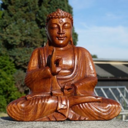 Buddha Meditation Feng Shui 20cm 416x416 - Buddhistische Figur - "Buddha Meditation Feng Shui" Holz 20cm