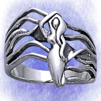 Ring Göttin aus 925-Silber