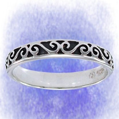 Ring Schmal aus 925-Silber