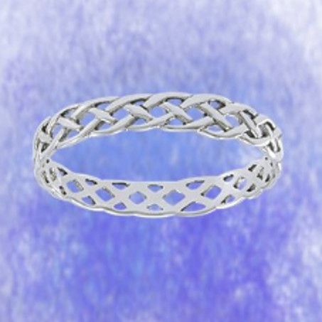 Ring Verknüpfung aus 925-Silber