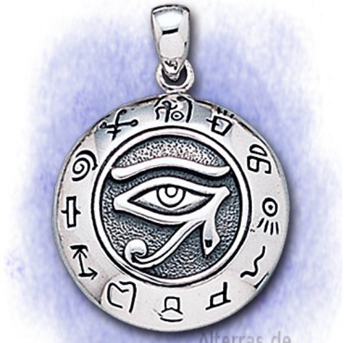 Anhänger Auge des Horus aus 925-Silber