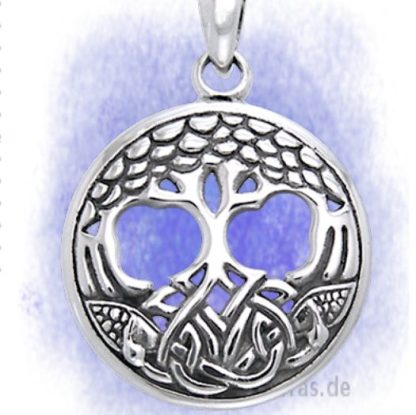 Anhänger Keltischer Lebensbaum aus 925-Silber
