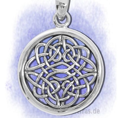 Anhänger Keltischer Liebesknoten aus 925-Silber