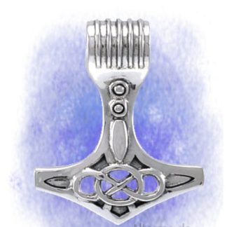 Anhänger Keltischer Thorhammer aus 925-Silber