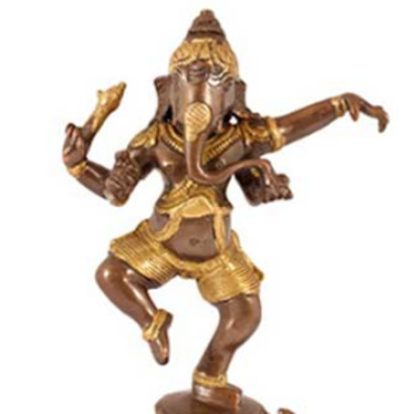 Ganesha tanzend 21cm antik gold 416x414 - Ganesha tanzend 21cm antik-gold