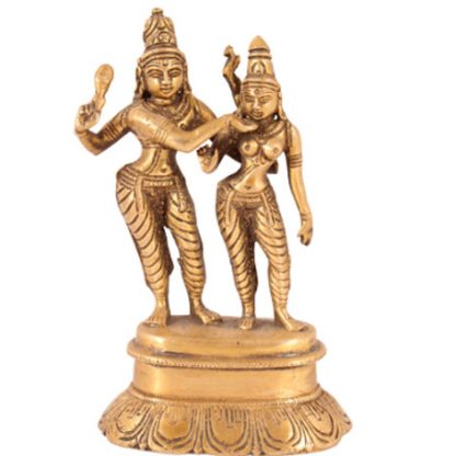 Shiva-Parvati stehend 15cm
